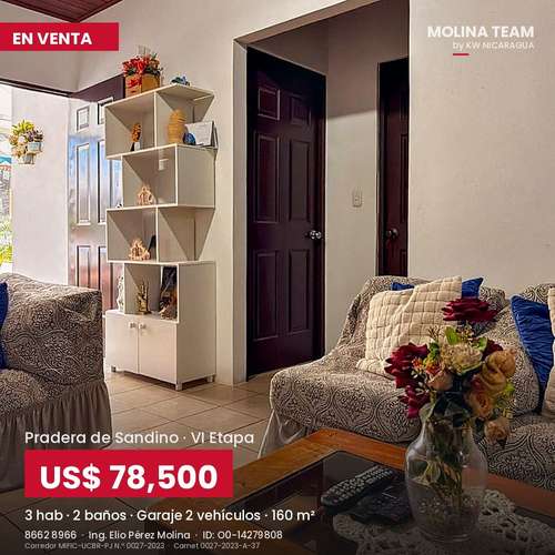 CASA EN VENTA EN PRADERA DE SANDINO – VI ETAPA! - Imagen 12
