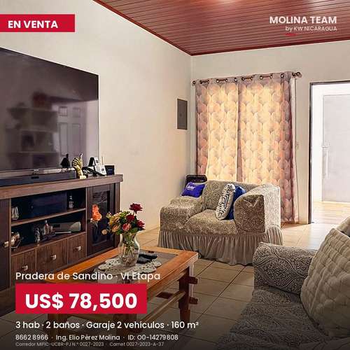CASA EN VENTA EN PRADERA DE SANDINO – VI ETAPA! - Imagen 4