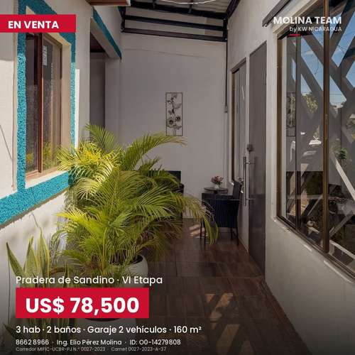 CASA EN VENTA EN PRADERA DE SANDINO – VI ETAPA! - Imagen 9
