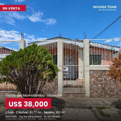 Casa en venta en Vistas del Momotombo, Mateare – 2 habitaciones con baño privado, US$ 38,000 - Imagen 13