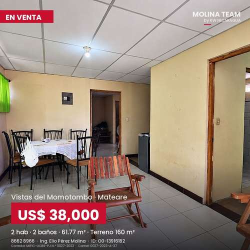 Casa en venta en Vistas del Momotombo, Mateare – 2 habitaciones con baño privado, US$ 38,000 - Imagen 12