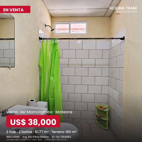 Casa en venta en Vistas del Momotombo, Mateare – 2 habitaciones con baño privado, US$ 38,000 - Imagen 5