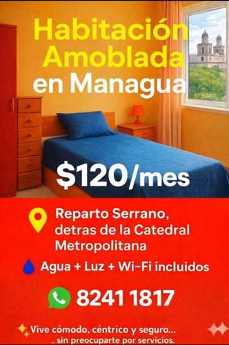 Alquiler de  Cuarto ( Internet, Agua , Luz )