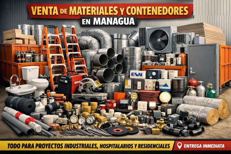 VENTA DE MATERIALES MÁS CONTENEDORES EN MANAGUA 
