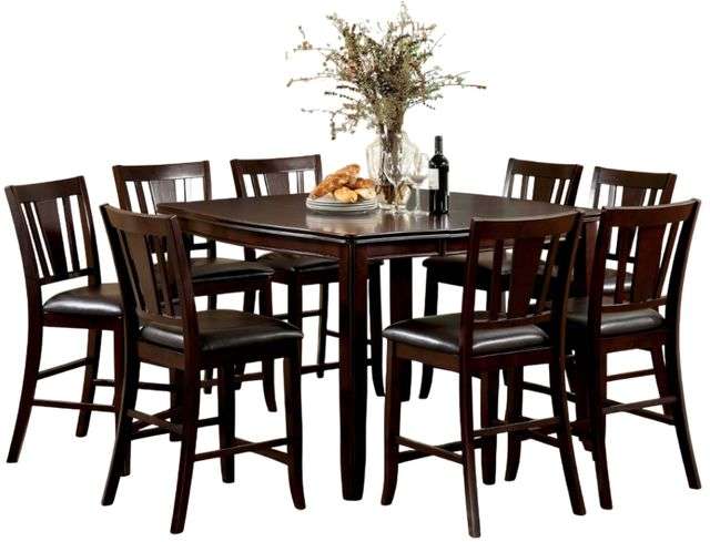 Elegante comedor Furniture of America Edgewood II|Madera | 8 sillas 