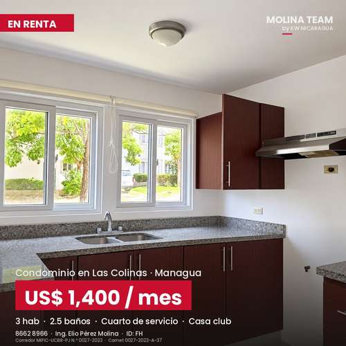 Casa en Renta en Condominio Las Colinas | 3 Hab, Casa Club | US$1,400 - Imagen 14