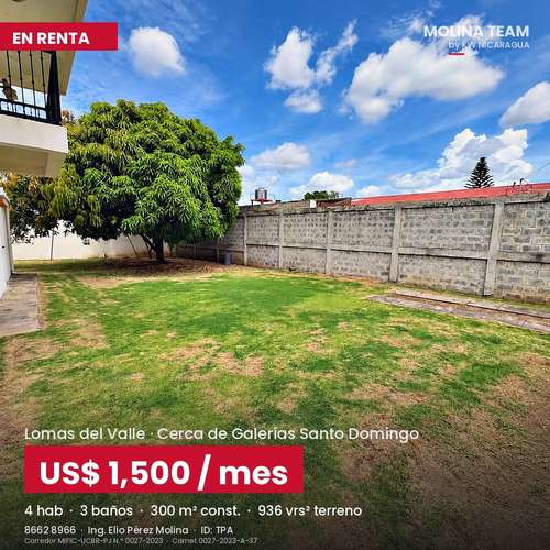 Casa en renta en Lomas del Valle | 4 habitaciones + apartamento | US$1,500 - Imagen 6