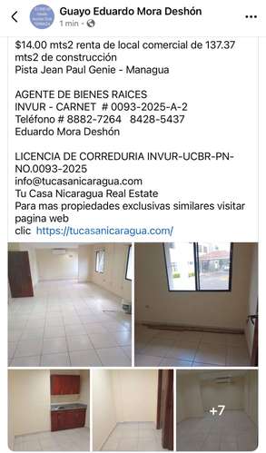 Atractiva Propiedad en alquiler en Las Cumbres, Managua - Imagen 12