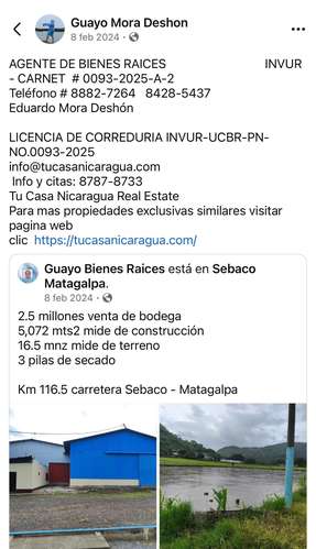 Excelente bodega en venta en Matagalpa - Imagen 7