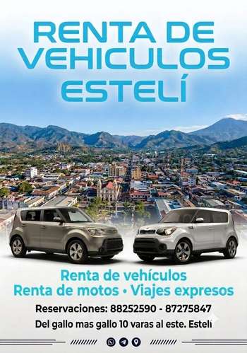 Renta de vehículos Estelí