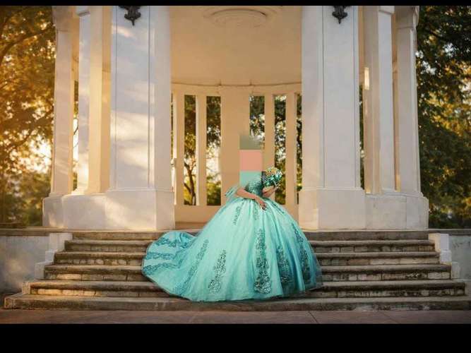 Vestido de XV años color Princesa Jazmin 