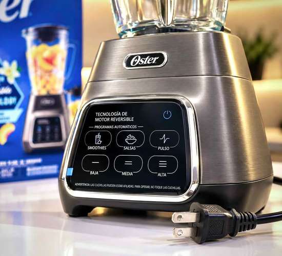 Licuadora Oster con Tecnología Reversible y Panel Táctil — Vidrio Resistente - Imagen 3