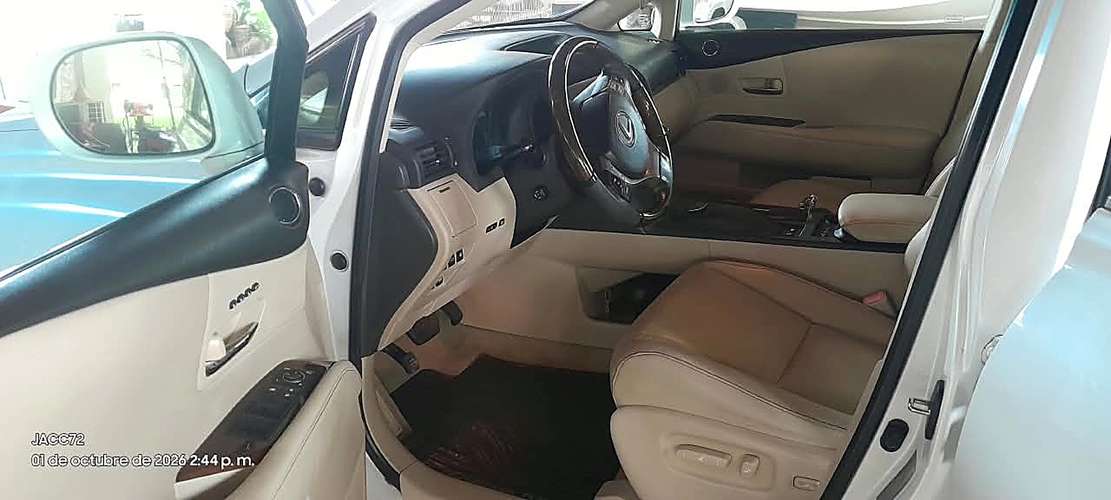 Lexus RX 450h 2014 Híbrida, blanca, interior beige