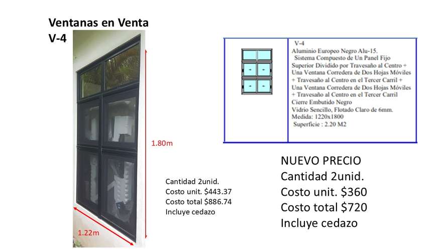 Venta de set de ventanas  - Imagen 3