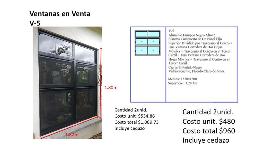Venta de set de ventanas  - Imagen 2