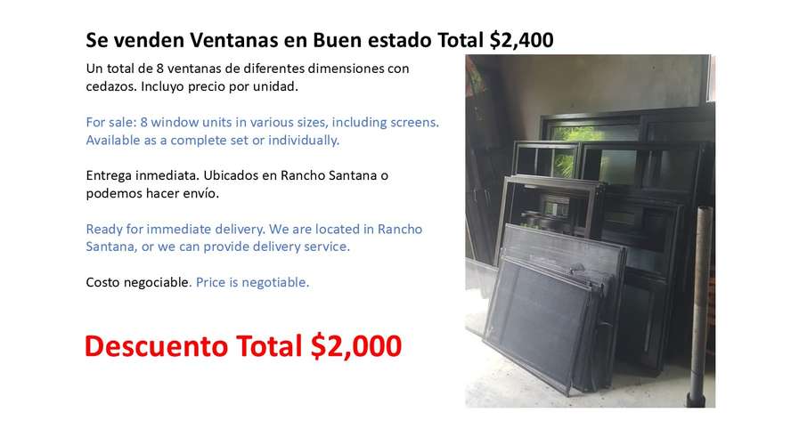 Venta de set de ventanas  - Imagen 5