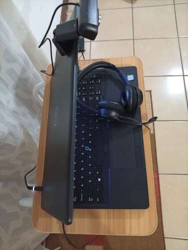Súper combo profesional para trabajo laptop Dell, cámara, Logitech, escritorio y alfombra  - Imagen 6