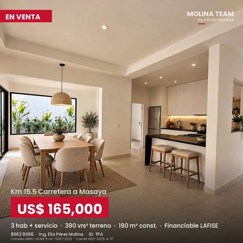 CASAS NUEVAS EN VENTA, LLAVE EN MANO | KM 15.5 CARRETERA A MASAYA - Imagen 8