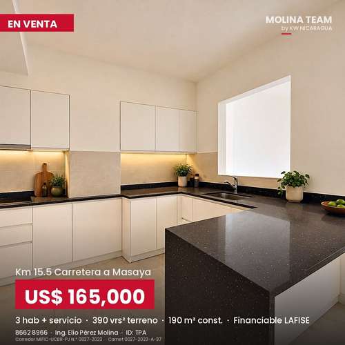 CASAS NUEVAS EN VENTA, LLAVE EN MANO | KM 15.5 CARRETERA A MASAYA - Imagen 5