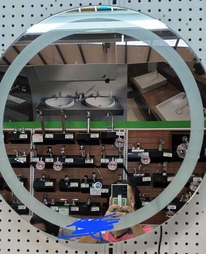 Espejo led nuevo en su caja forma redonda