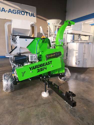 Trituradora de madera profesional Yardbeast 3514ATV de 3,5 pulgadas con alimentación automática