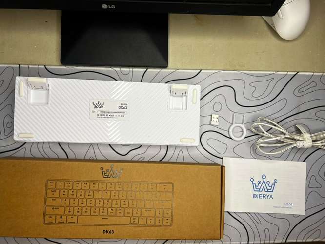  TECLADO DIERYA DK63 BLANCO RGB