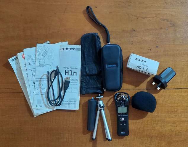  ¡COMBO COMPLETO! Grabadora Zoom H1n + Accesorios Premium (Excelente Estado) 