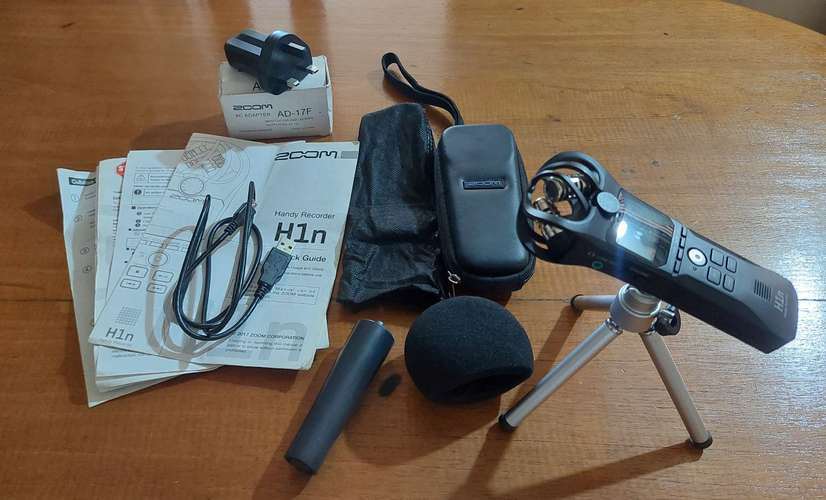  ¡COMBO COMPLETO! Grabadora Zoom H1n + Accesorios Premium (Excelente Estado) 
