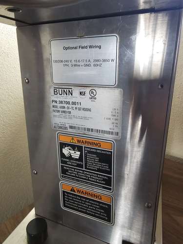  SE VENDE CAFETERA INDUSTRIAL BUNN AXIOM-DV-TC - Imagen 5