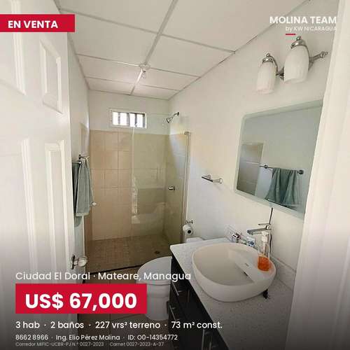 Casa renovada en Ciudad El Doral | 3 habitaciones, 2 baños | US$67,000 - Imagen 9