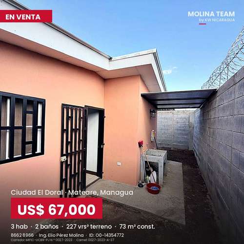 Casa renovada en Ciudad El Doral | 3 habitaciones, 2 baños | US$67,000 - Imagen 8