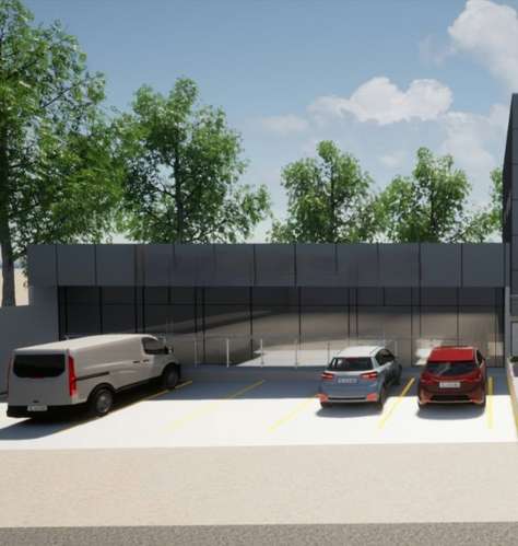 Showroom con altura sobre pista Villa Fontana- Jean Paul Genie - Imagen 2