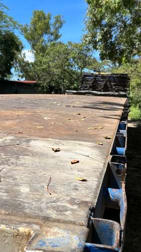  Carreta/Rastra plataforma 53 pies — Suspensión de resorte Modelo 98 