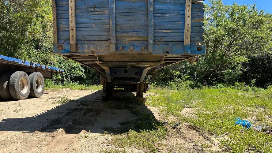  Carreta/Rastra plataforma 50 pies — Suspensión de bolsa (aire)