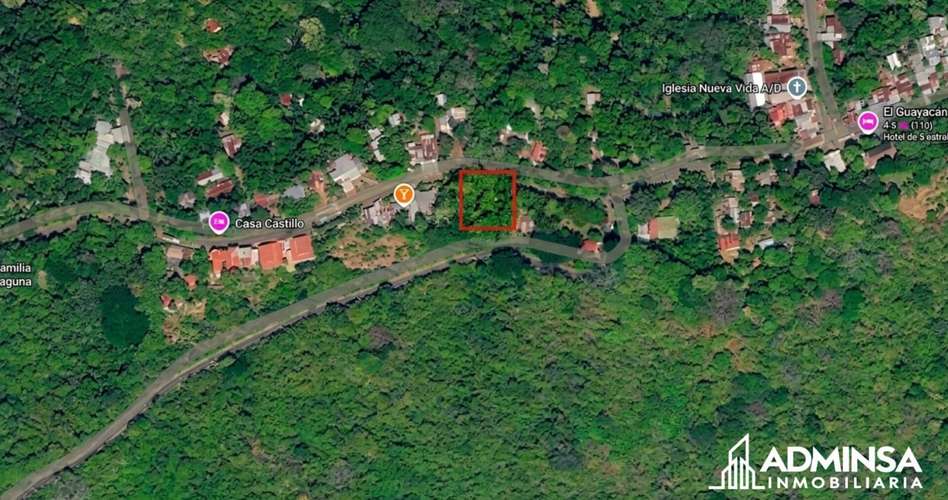 Espectacular terreno de 571 m² con vista panorámica a la Laguna de Apoyo