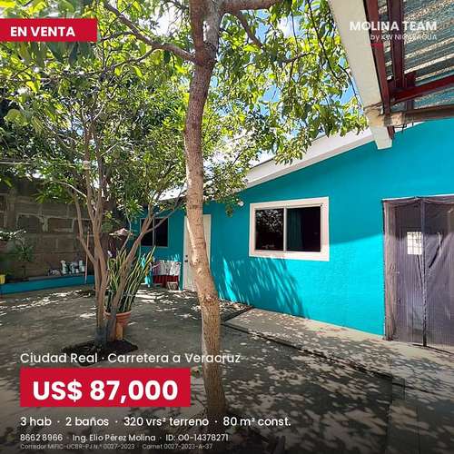 Casa en venta en Ciudad Real, Carretera a Veracruz | 3 habitaciones, 2 baños | US$87,000 - Imagen 17