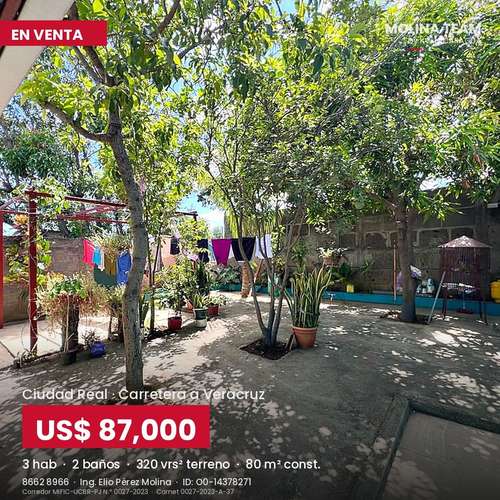 Casa en venta en Ciudad Real, Carretera a Veracruz | 3 habitaciones, 2 baños | US$87,000 - Imagen 11