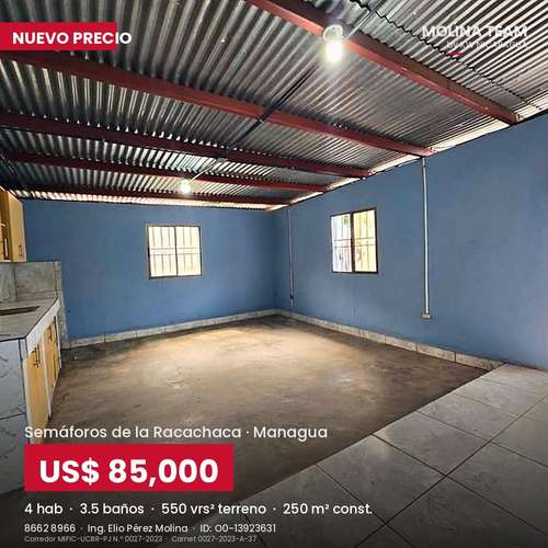 Casa en venta en Altagracia | 4 habitaciones y amplio patio | ¡Bajó a US$85,000!