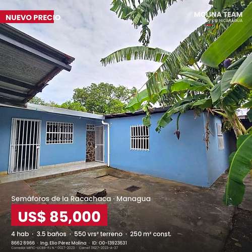 Casa en venta en Altagracia | 4 habitaciones y amplio patio | ¡Bajó a US$85,000!