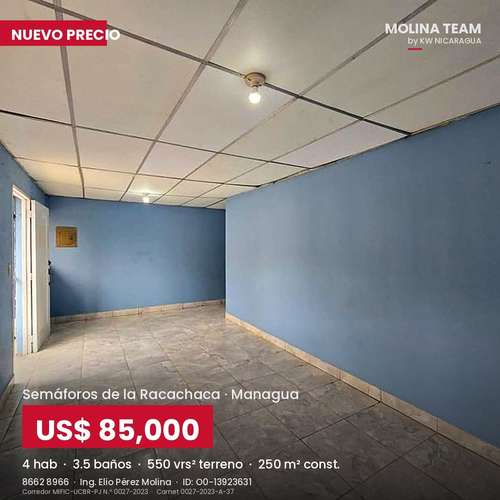 Casa en venta en Altagracia | 4 habitaciones y amplio patio | ¡Bajó a US$85,000!