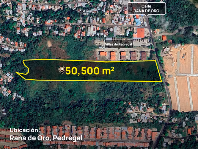 Se Vende lote de terreno en Pedregal 5 Ha