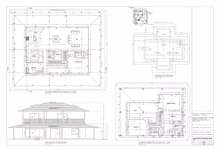 DESARROLLO DE PLANOS Y CONSTRUCCION (ARQUITECTO)/ ARCHITEC