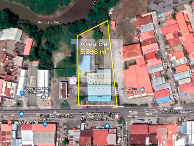 Se vende Terreno con galera en Juan Diaz 5,898 m2 - Imagen 2