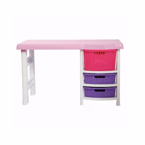 Escritorio infantil niña, modelo 10157-xp, largo 88 x ancho 50.2 x altura 50