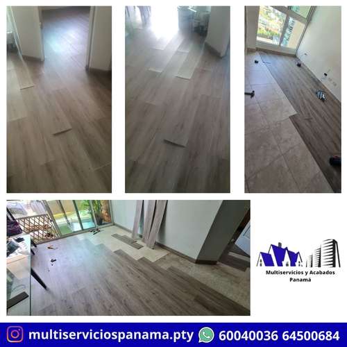 PISOS DE MADERA LAMINADOS PVC SPC CLICK O CON GOMA