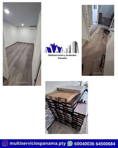 PISOS DE MADERA LAMINADOS PVC SPC CLICK O CON GOMA
