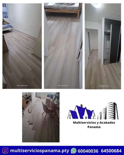 PISOS DE MADERA LAMINADOS PVC SPC CLICK O CON GOMA
