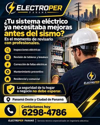 Electricista Idóneo Urgente | Cortocircuitos, Breakers y Paneles | Panamá