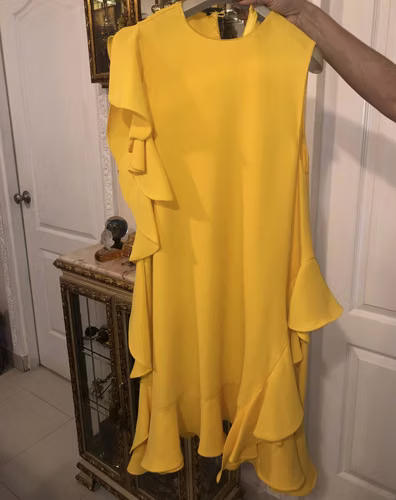 CAROLINA HERRERA VESTIDO AMARILLO - Imagen 3