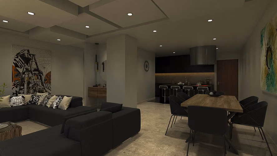 Project furnished in the Cresta - Zima